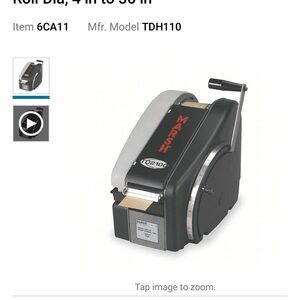 Marsh TD2100 Label Dispenser in Black and Gray
